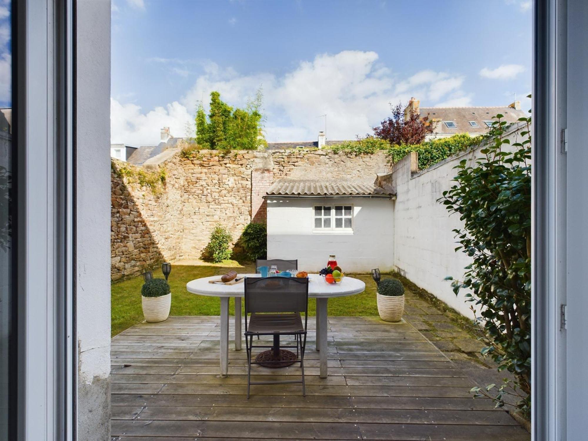 Apartamento -garden - Oasis Au Coeur De Concarneau